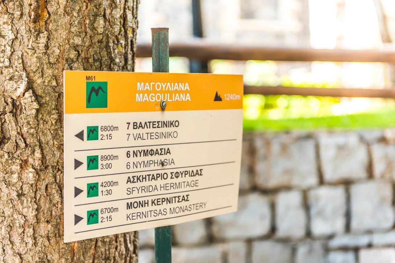 شقة «Σκλάβας Χνάρι» Παραδοσιακός Ξενώνας Magouliana المظهر الخارجي الصورة